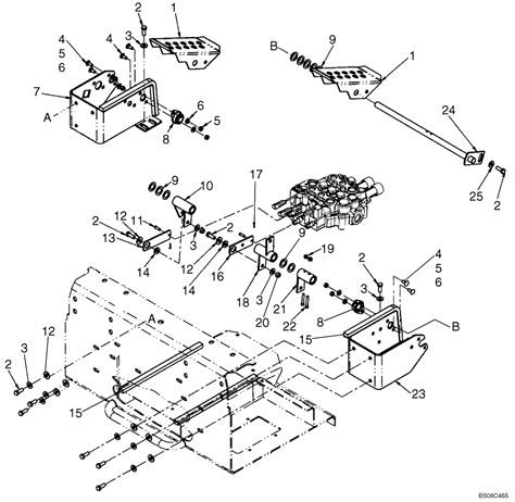 skidsteer ls185 pedals stuck